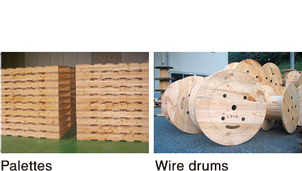 Palettes, Wire drums
